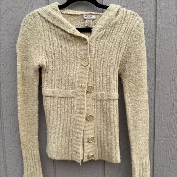 Arizona Jean Company Sweaters - Arizona Jean Company Cream Button-Up Cardigan